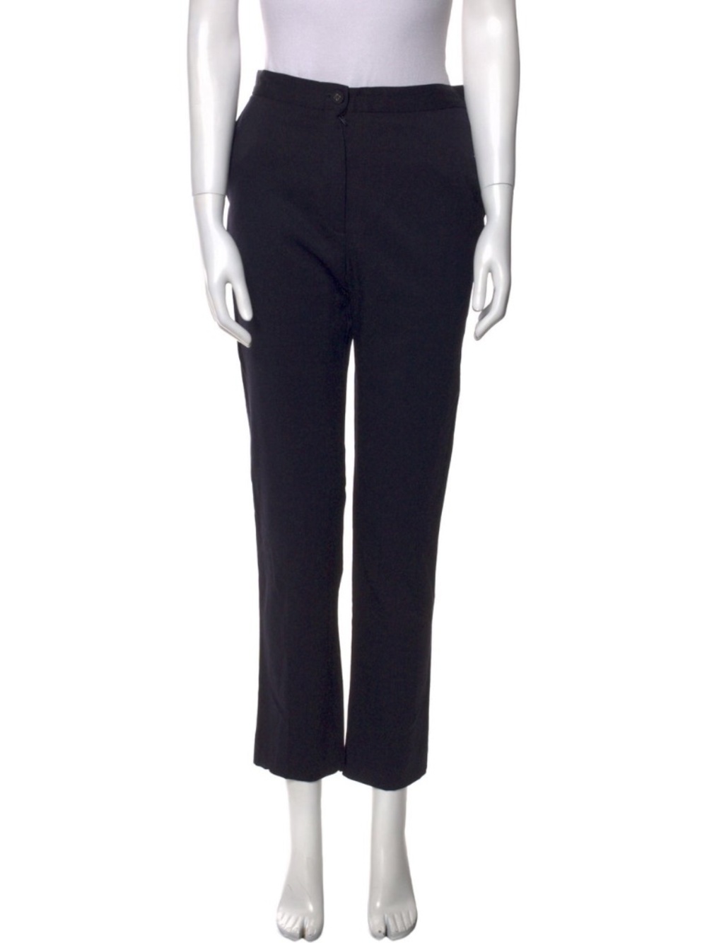 Bottega Veneta Navy Blue Wool Pants (Size 2/IT 38/XS)
